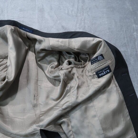 Chaps Ralph Lauren Blazer Mens 42S Gray Plaid 100% Wool Sports Coat Business - Picture 10 of 16